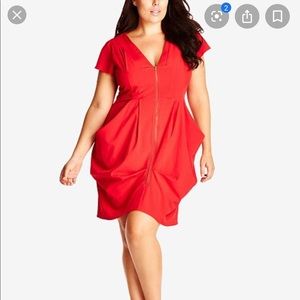 City Chic Tunic Dress - EUC